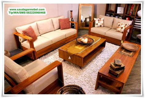 Mau tau sofanya kaya apa, dan. Harga Sofa Kayu Minimalis Untuk Ruang Tamu Kecil - Extra