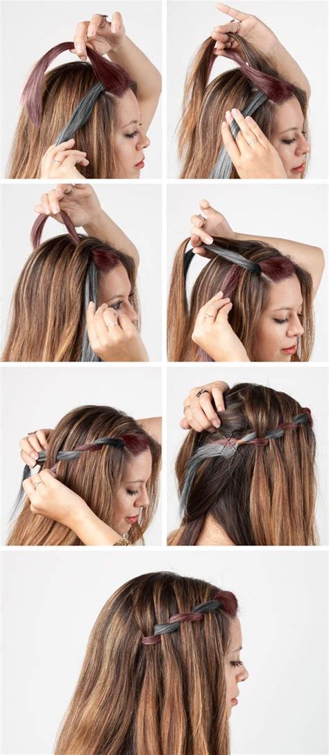 Start with the middle part of the section and pin it. 50+ DIY Stunning Easy Hairstyles Tutorials Back To School ...