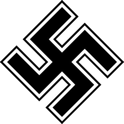 He is focusing on who have used it at specific time of the era; File:NSDAP Hakenkreuz.svg - Wikipedia