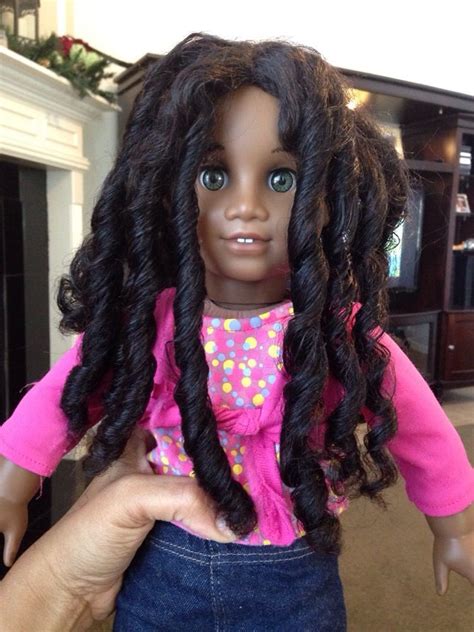 Spray it and brush out the knots. How To Detangle and Re-curl Your Doll's Hair | Doll hair ...