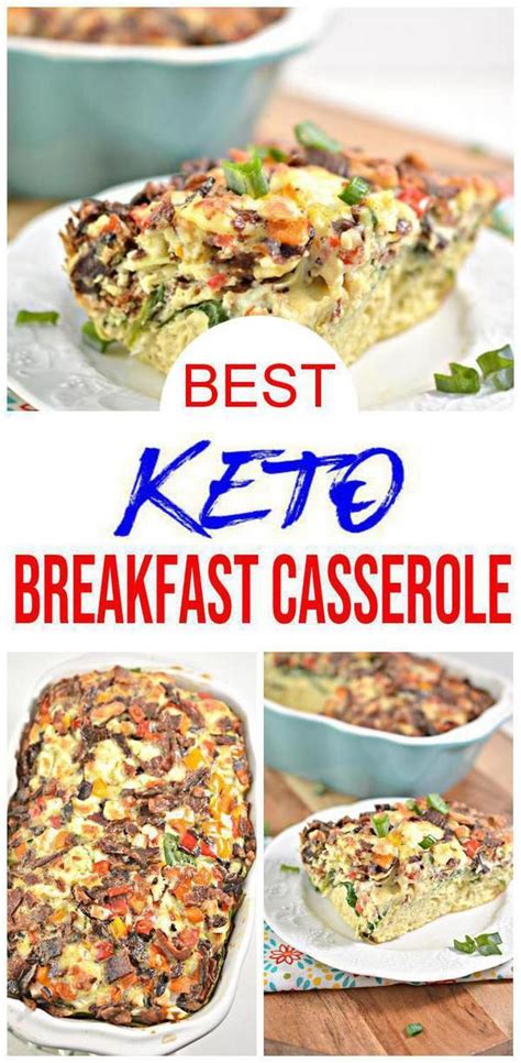 I also like to make it with broccoli, carrots, green onions, canadian bacon and sharp cheddar cheese; Keto Breakfast Casserole! BEST Low Carb Keto Bacon Cheese ...