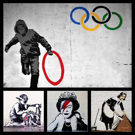 We are the leading experts in canvas art : 'Banksy Merchandise, Banksy Art Montage 02' Throw Pillow ...