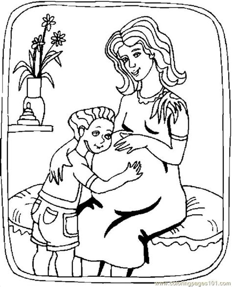 For the last 15 weeks of my pregnancy, i colored often. Pregnant Mom Colouring Pages - Coloring Home