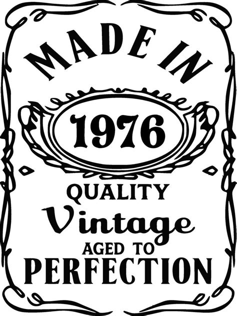 Made in 1976 quality vintage aged to perfection, Sunshine ...