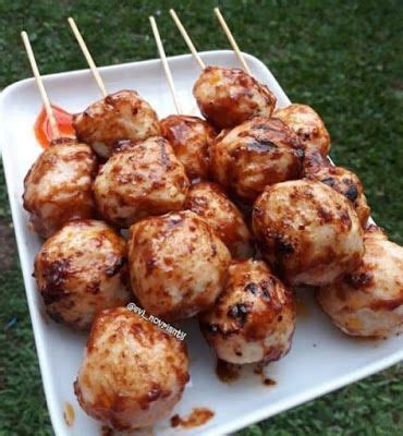 Cara membuat resep bumbu oles ikan bakar : Cara Membuat Bumbu Oles Bakso Bakar - Seputar Kuliner