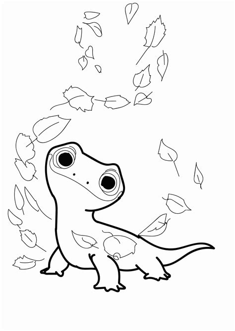 Download printable elsa and bruni frozen 2 coloring page. Cartoon Frog Coloring Pages Unique Coloring Pages Bruni ...
