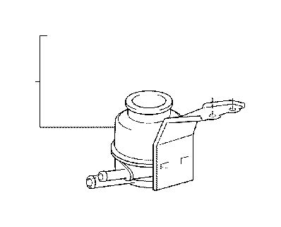 The fluid in the power steering reservoir is full. Toyota Tacoma Power Steering Reservoir. VANE PUMP OIL ...