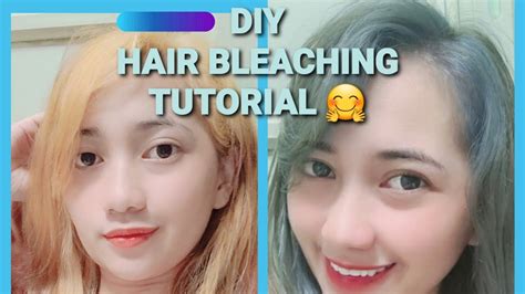 Leave the mixture in for at least 15 minutes, and then rinse it out. Vlogno.10 TRENDING ||DIY HAIR BLEACHING TUTORIAL. - YouTube