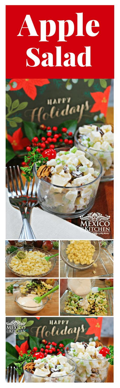 Traditional christmas dinner menu ideas. Mexican christmas apple salad | Recipe | Apple salad, Mexican food recipes, Mexican christmas