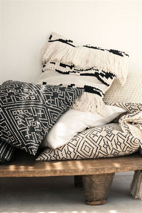 These pillows look perfect with my new sectional! Textured-weave cushion cover | Pillows, Cushions, Boho ...