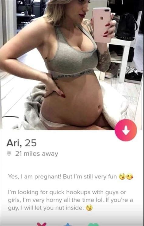 With dating apps and online dating sites flourishing across the internet, you have a myriad of choices to choose from when out on the prowl for the one that will be by your side for the rest of time. Tinder : When you're a pregnant women but the bills ...