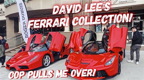 0:23 two vehicles with diplomatic plates pulled over for stunt driving in northumberland county. DAVID LEE'S INSANE FERRARI COLLECTION *I GOT PULLED OVER* - YouTube