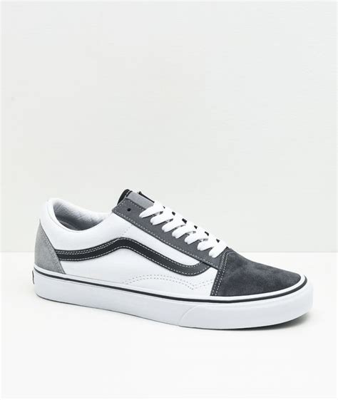 Free delivery & free returns. Vans Old Skool Mix & Match Black, White & Grey Skate Shoes ...