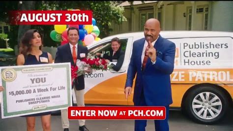 If you're into pch search and win sweepstakes games, then going to publishers clearing house website. Steve Harvey informs viewers of their last chance to enter ...