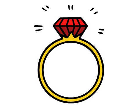 Voir plus d'idées sur le thème bague diamant, bijoux, joaillerie. Dessin de Une bague de fiançailles colorie par Membre non ...