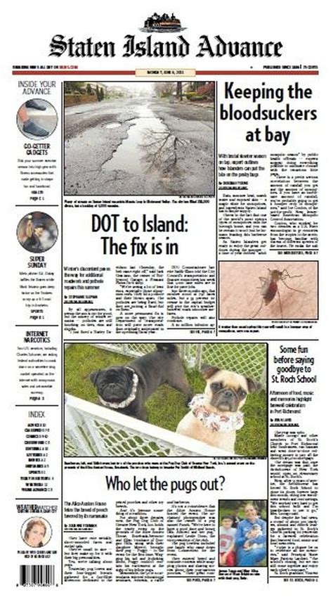 However, it still has some of the features you've come to expect from the city. Staten Island Advance headlines -- Monday, June 6, 2011 ...