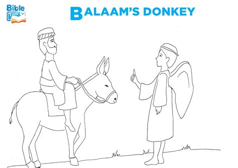 You should use these image for backgrounds on personal computer with high quality resolution. FREE Balaam's Donkey Bible Coloring Page | Preschool Bible ...