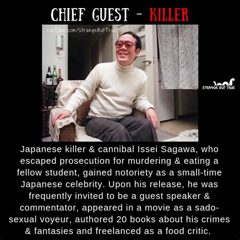 Today we ask you to be especially careful: Japanese Cannibal Issei Sagawa : SBTcommunity