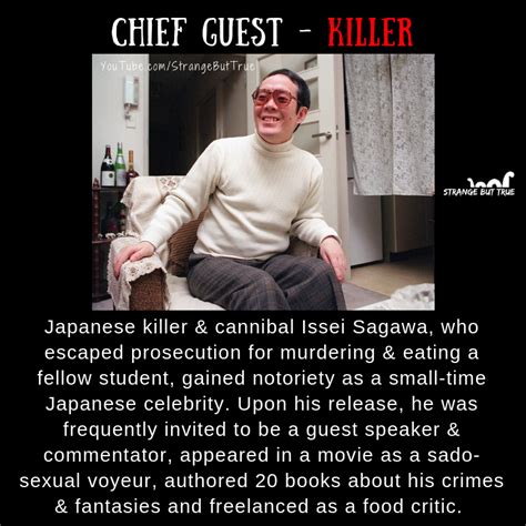 Today we ask you to be especially careful: Japanese Cannibal Issei Sagawa : SBTcommunity