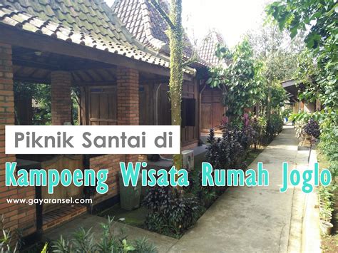Situ hiyang tegal waru no.1b rt 01 rw 03, ciampea, bogor, indonesia. Gaya Ransel: Butuh Piknik? Ke Kampoeng Wisata Rumah Joglo Saja
