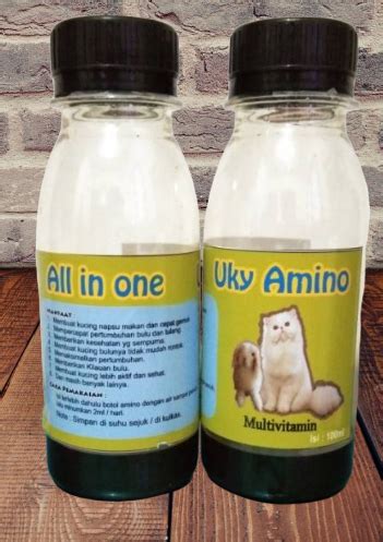 Vitamin kucing ini sangat cocok untuk semua jenis kucing, kucing ras maupun kucing kampung. Jual Uky Amino 100ml Vitamin Kucing untuk Gemuk Penambah ...