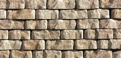 Determine the area by placing 2 decorative bricks at the beginning of the road to measure the width. Oldcastle Antique Mini Beltis Garden Wall Stones in Sandy ...