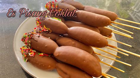 Dari es mambo pelangi, es mambo pop ice, es mambo coklat, es mambo rujak, es mambo susu, es lilin kacang hijau dan resep es krim choki choki malaysia, es krim susu cukup pakai 7 bahan saja!. Resep Es Pisang Coklat - YouTube