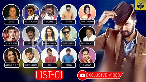 Superstar salman khan will host the show for the eleventh. Bigg Boss Kannada Contestants - Expected List 1 | Kannada ...