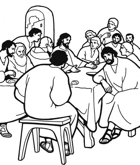 Passover lords supper good friday pastor stuff. Free Printable Last Supper Coloring Pages