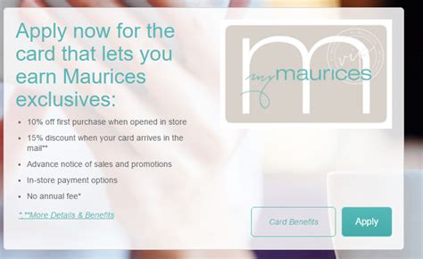 Introductory passage | maurices credit card. Maurices Credit Card Application - CreditCardMenu.com