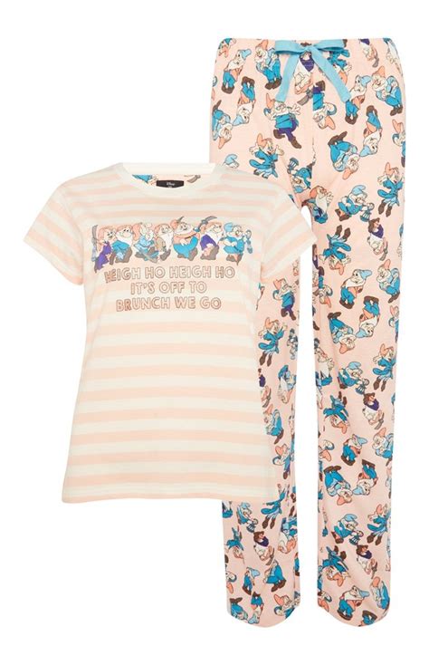 Primark ladies womens disney alice in wonderland pyjama pj set cami shorts. Disney Seven Dwarves Pyjamas | Dames pyjama, Pyjama ...