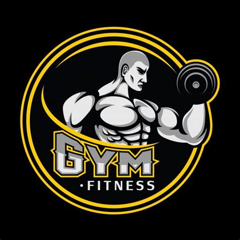 Disegni stilizzati, immagini stilizzate di: Logotipo de fitness y gimnasio Vector Pr... | Premium ...