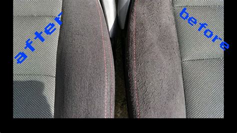 Rinse the diluted ammonia with a damp cloth. BEST & FASTEST way to clean suede/alcantara/fabric seats ...
