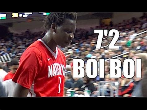 7'2 Bol Bol | Mater Dei Basketball (CA) Highlights vs ...