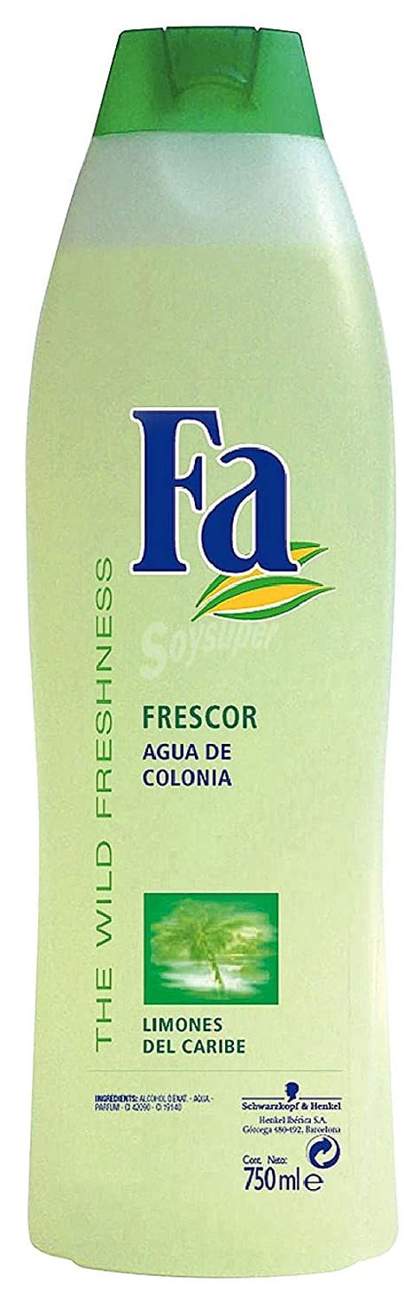 Gracias a su esencia cítrica al extracto de limones del caribe, te proporciona una experiencia nueva de frescor y vitalidad. Fa Agua de colonia limones del caribe Bote 750 ml