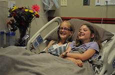 hospital beds girls were friends knew much fun who so big