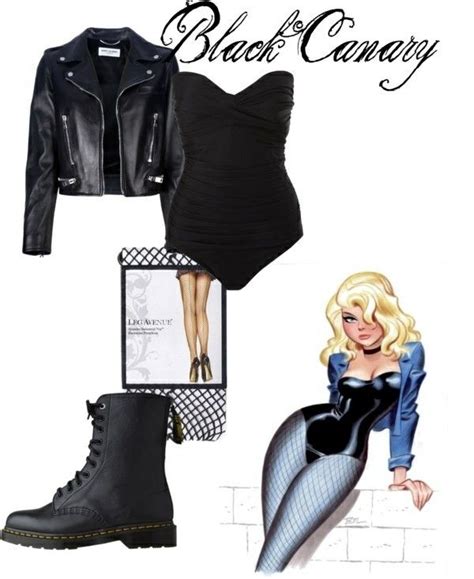 For the second installation of my new weekly costume feature we have me as black canary in her classic costume of black bodysuit, black leather jacket, short black leather gloves, cuffed black boots, a black choker, and fishnets. Pin by Zoe Jackson Chase on Fandom Fashion | Black canary costume, Fandom fashion, Black canary