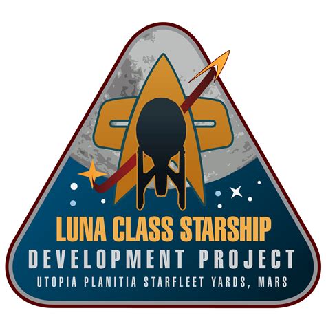 Star Trek - Luna Class Starship Development Project Badge ...
