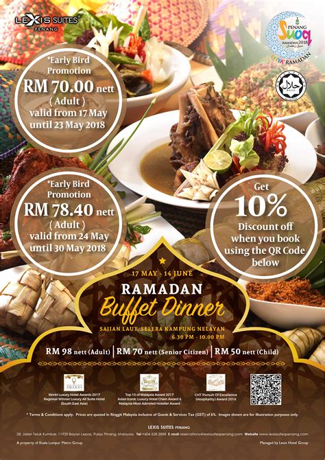 Best restaurant to eat ramadhan buffet 2019 putrajaya palm. LSP Ramadan Buffet Dinner - EARLY BIRD | FOODWITHIN