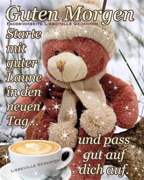 Guten morgen guten morgen freunde bilder guten morgen gif tumblr bild fotos schöne rosen zeit für kaffee gute nacht kaffeekunst. Guten-Morgen-Gruß in der kalten Jahreszeit ⛄ | Guten ...