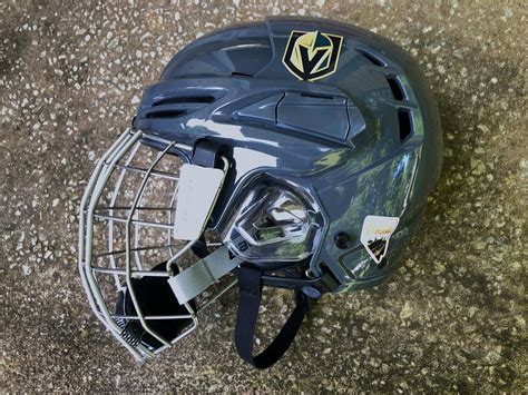 Earn 3% on eligible orders of vegas golden knights gear at fanatics. Vegas Golden Knights helmet | {"cameraType":"Wide ...