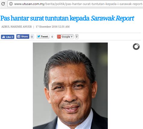 Sarawak report web sitesine göre , devlet kontrolündeki medyaya erişimi reddedenler için bir platform sağlamak ve adalet, şeffaflık ve daha adil bir gelecek için alternatif bir vizyon sunmak için var. PAS Belum Saman Sarawak Report Rupanya...