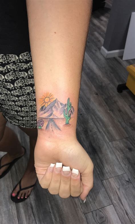 Az cactus with sun in backround. #arizona #scenery #tattoo #cactus #mountains #sun ...