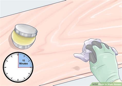 Make sure you brush the stain on in smooth and even strokes. How to Stain Veneer (with Pictures) - wikiHow