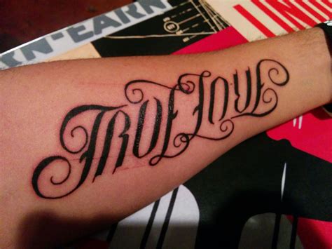 We employ highly talented tattoo artists in san antonio, tx, as well as body piercers. True Love Ambigram by Joel @ Platinum Ink, San Antonio, TX ...