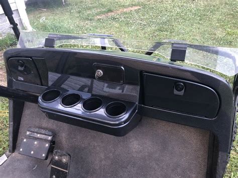 Comes with brackets and hardware to mount to the dash. Ezgo txt carbon fiber dash and roof mounted radio console ...