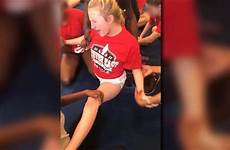 splits cheerleaders denver cheerleading cheerleader split forcing kusa kvly fired repeated disturbing