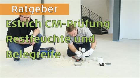 Wann ist der estrich begehbar? Estrich CM-Feuchtigkeitsprüfung - Wann ist ein Estrich ...