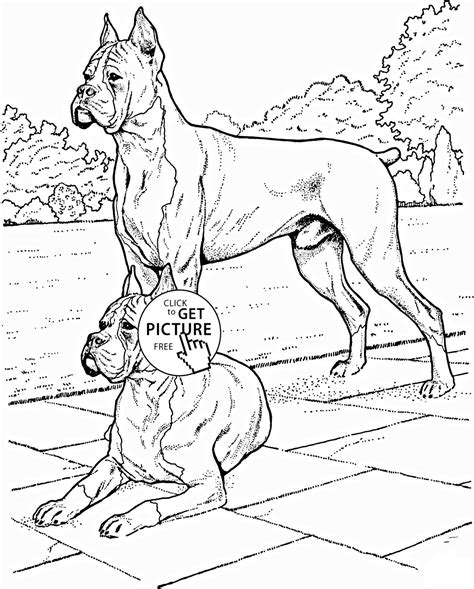 You can print or color them online at getdrawings.com for absolutely free. Boxer Dog Coloring Pages at GetColorings.com | Free ...