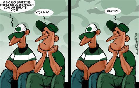 Sapo desporto, um remate certeiro. Sporting a conta-gotas - HenriCartoon